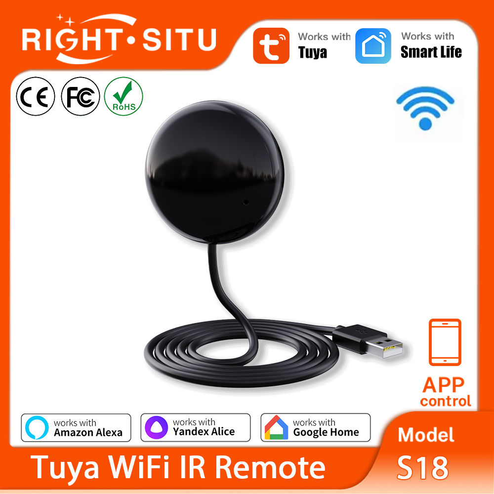 Home Automation Ideas - Tuya WiFi IR-afstandsbediening voor slimme huisautomatisering