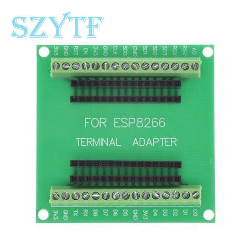 Esp8266 Nodemcu Board - ESP8266 uitbreidingskaartterminaladapter is compatibel met NODEMCU