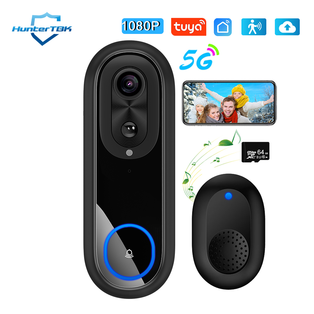 Smart Doorbell Wired - 5G 2.4G WiFi Video Deurbel 1080P