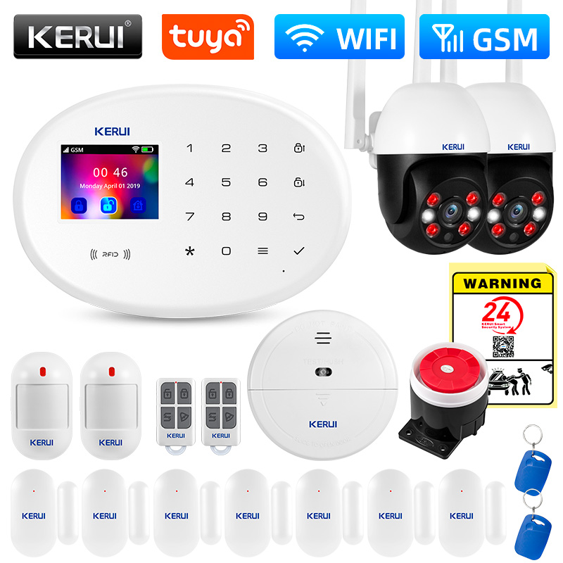 Smart Home Automation Diy - KERUI W202 WIFI GSM Alarmsysteem Kit