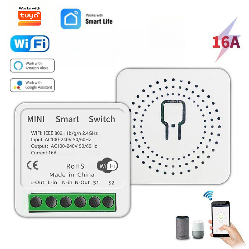 Diy Home Automation Controller - MINI 16A Wifi Schakelaar DIY 1-weg