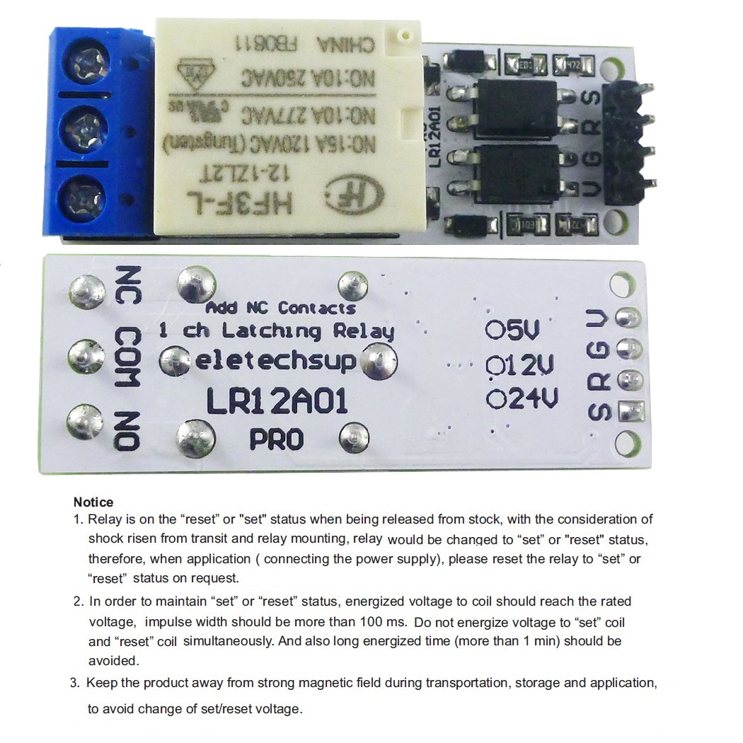 Shelly Relay Module - ESP32 Compatibel 5V 12V 24V Magnetische