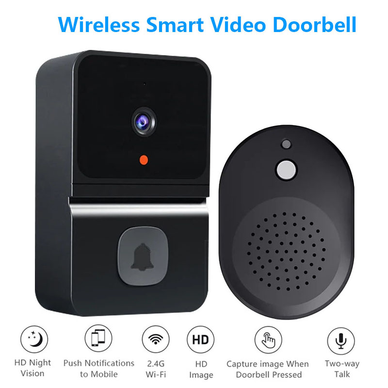 Smart Doorbell Wired - Draadloze slimme visuele deurbel 2-weg intercom