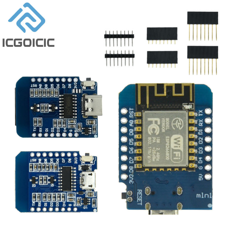 Esp8266 Nodemcu Board - D1 Mini-Mini Nodemcu 4M Bytes Lua