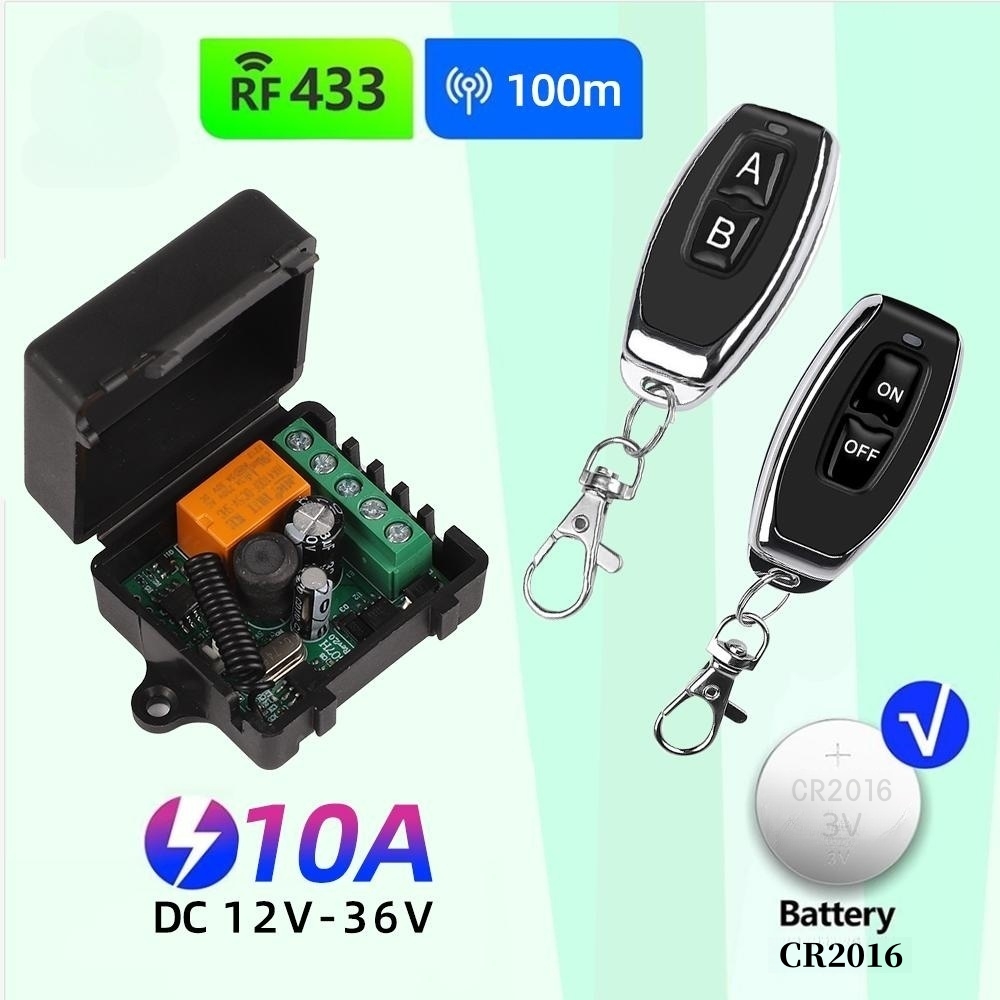 Home Automation Diy Kit - 433Mhz Rf Afstandsbediening Draadloze Schakelaar Dc