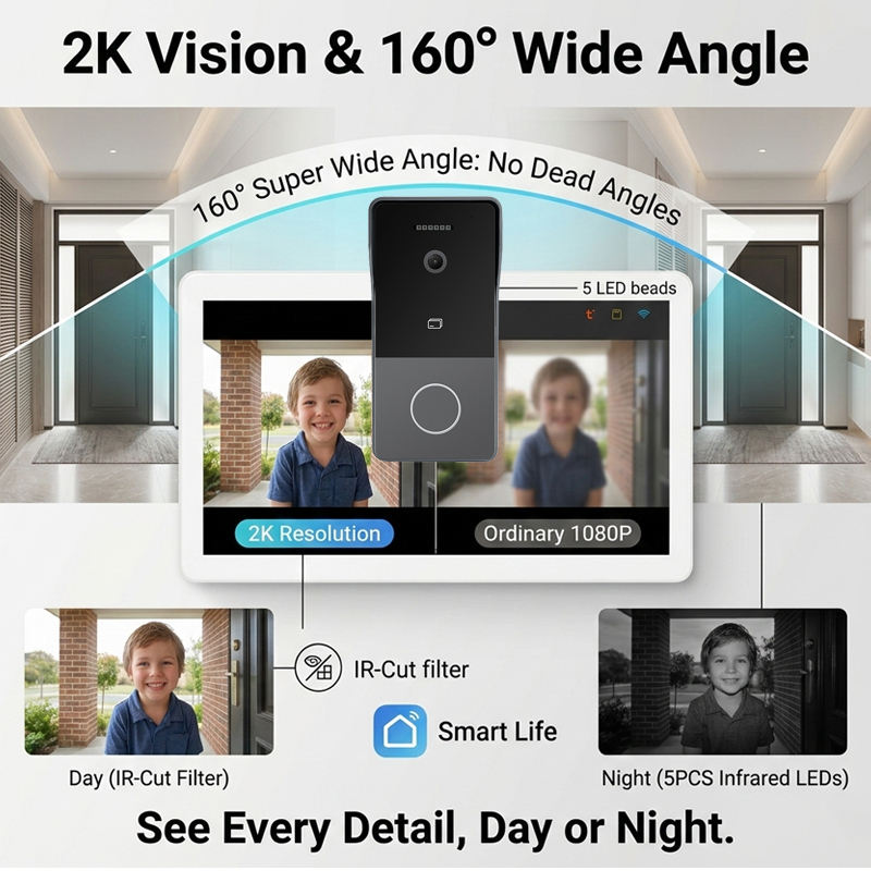 Tuya Smart Video Deurbel Buite - Smart Doorbell Wired recensie en prijs