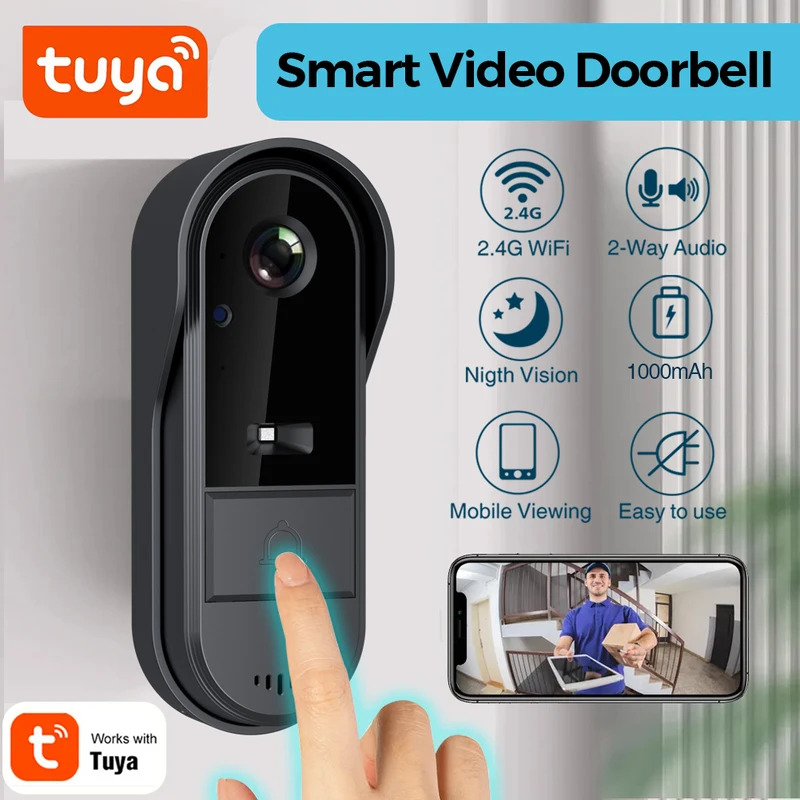 Tuya WiFi deurbel 2-weg HD 108 - Smart Doorbell Wired recensie en prijs