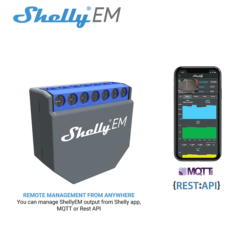 SHELLY EM Wifi Smart Life Cont - Shelly Relay Module recensie en prijs