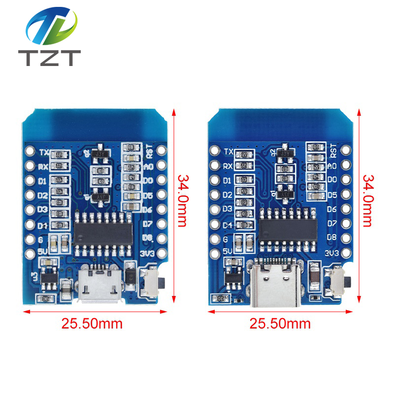 WeMos D1 Mini Pro V3.0 NodeMcu - Esp8266 Nodemcu Board recensie en prijs