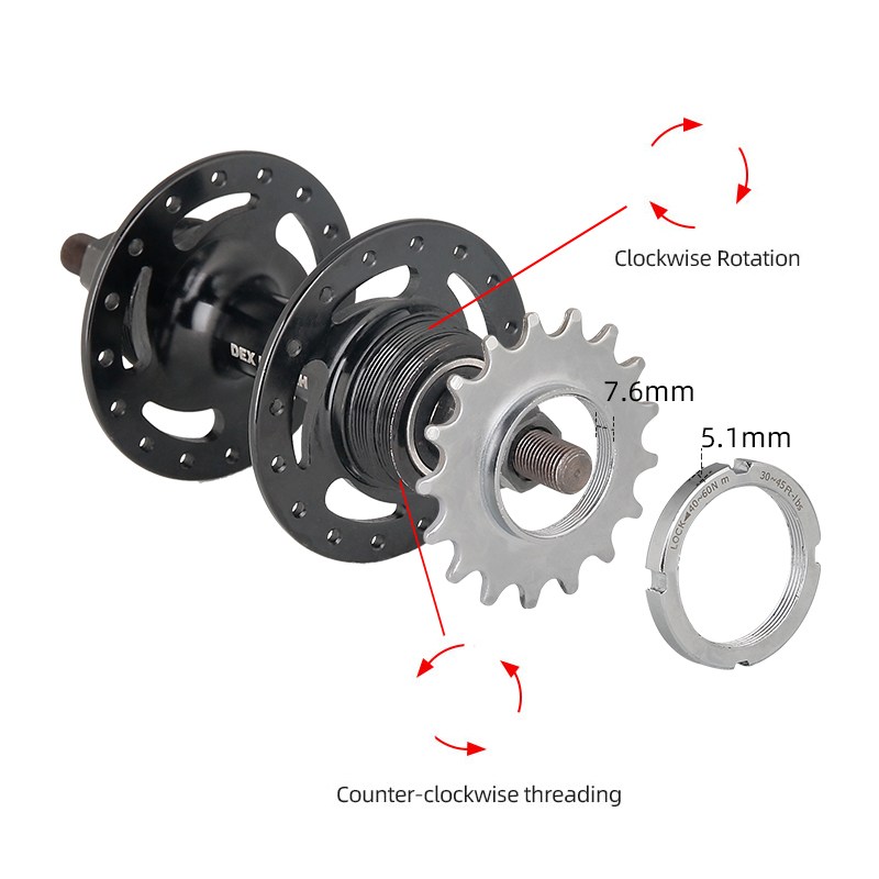 Fiets Fixed Gear 13T 14T 15T 1 - Matter Hub Thread recensie en prijs