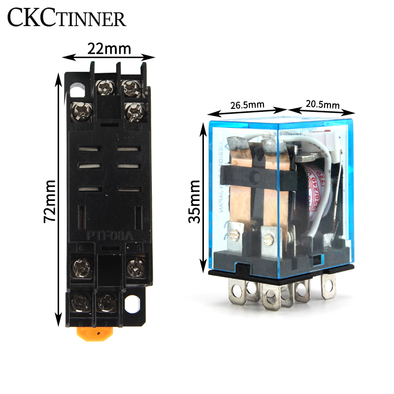Tussenrelais HH62P LY2NJ 10A M - Shelly Relay Module recensie en prijs