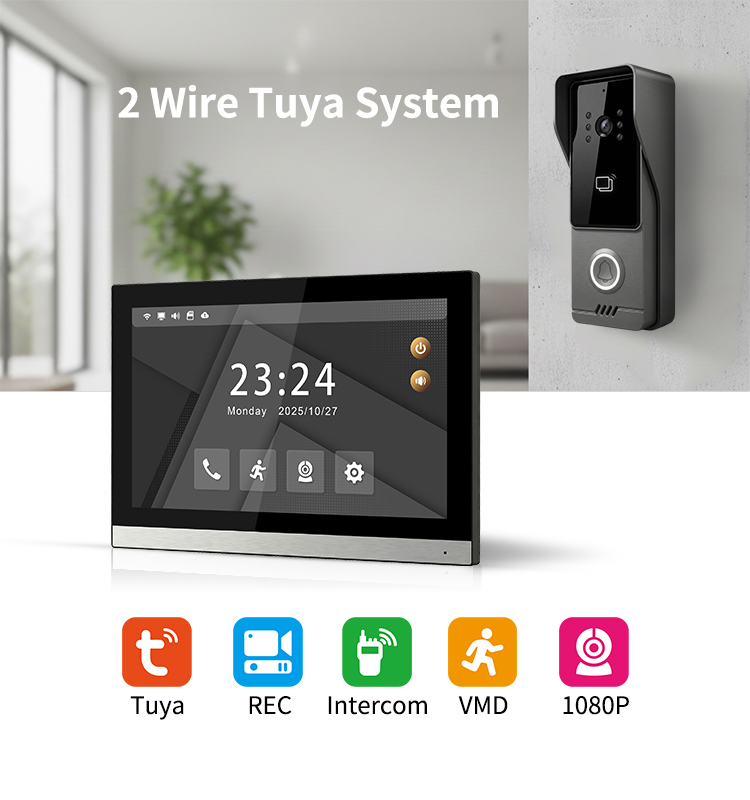 2-draads video-intercomsysteem - Smart Doorbell Wired recensie en prijs