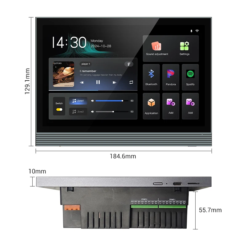 Nieuw ontwerp 7 inch Smart Hom - Home Automation System Design recensie en prijs