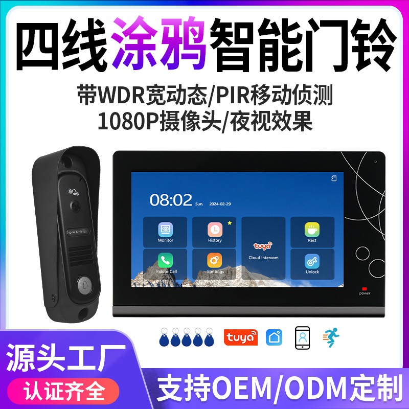Slimme Home 7 Inch WiFi Videod - Smart Doorbell Wired recensie en prijs