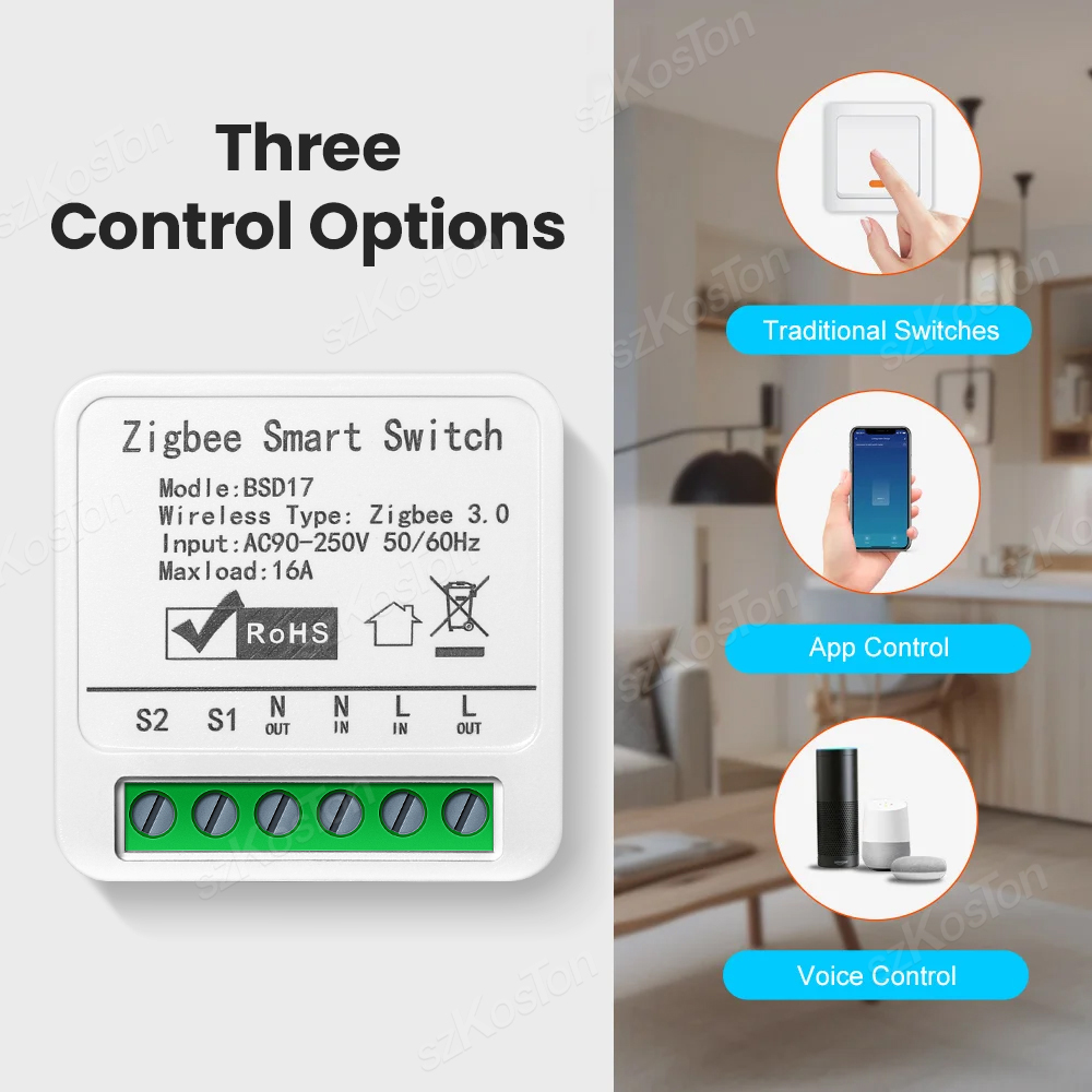 16A Tuya ZigBee Smart Switch M - Smart Home Automation Diy recensie en prijs